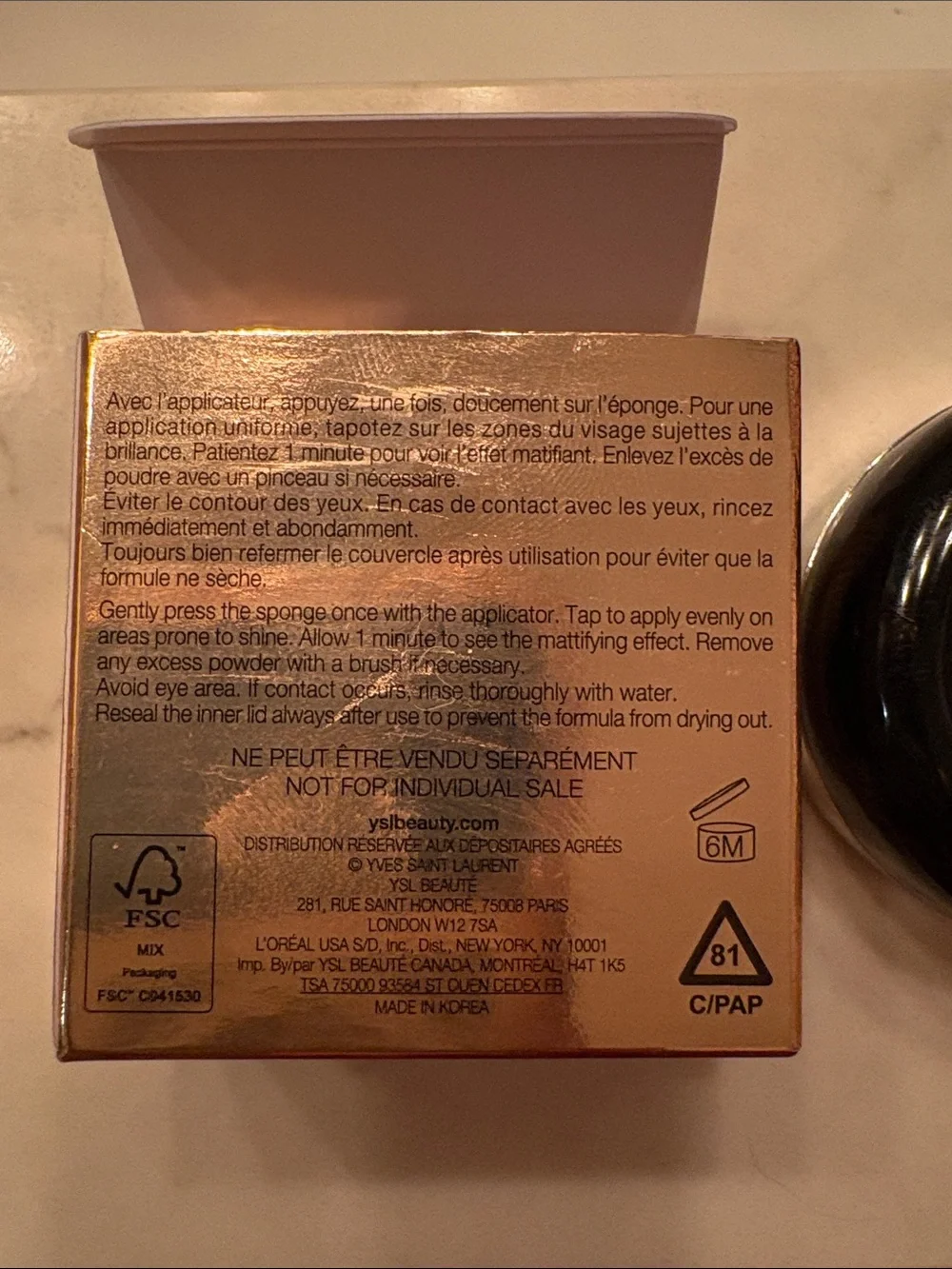 YSL All Hours Blur Cushion Mattifying Icy Cushion (Spring 2026 Limited Edition)
